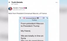 Trump pubblica un messaggio di Macron: "Cosa fai sulla Groenlandia?"