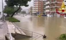 In Calabria allagato il quartiere Lido di Catanzaro