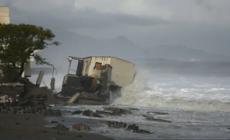 Maltempo nel Catanese, i danni sul lungomare di Mascali
