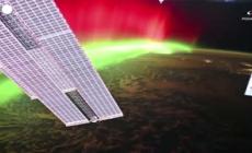 Lo spettacolo dell'aurora boreale vista dallo spazio attraverso l'Iss