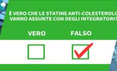 ANSA VERIFIED - E' vero che le statine anti-colesterolo vanno assunte con degli integratori?
