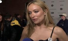 Minneapolis, Olivia Wilde al Sundance Festival con la spilla 'Ice out'