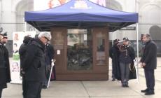 Strage di Capaci, esposta a Milano l'auto della scorta di Falcone