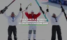 Milano Cortina: Italia subito a medaglia con Franzoni e Paris