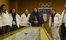 Milano Cortina, l'Italhockey femminile in visita a Casa Italia a Livigno