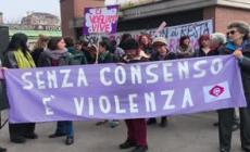 Presidio di "Non Una di Meno" contro il ddl Bongiorno a Torino