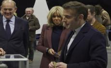 Elezioni comunali francesi: Macron, Melenchon e Bardella alle urne