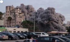 Nuovi attacchi israeliani a Beirut, crolla un edificio