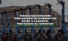 Targa e assicurazione obbligatorie sui monopattini