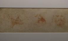 A Torino le "Tre vedute di testa virile con barba" di Leonardo