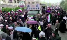 Iran, il funerale del capo dei servizi segreti Esmail Khatib