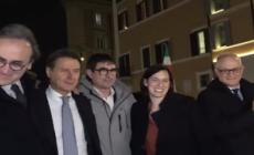 Referendum, il centrosinistra festeggia unito in piazza a Roma