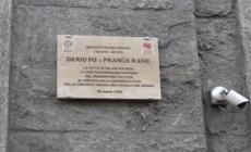 A Milano scoperta una targa per Dario Fo e Franca Rame