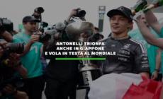 Antonelli trionfa anche in Giappone e vola in testa al Mondiale