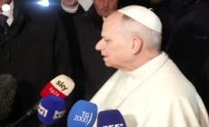 Il Papa: 'Trump? Ha detto che vuole finire la guerra, torni al tavolo'