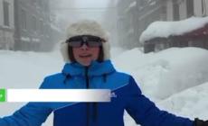 Passata la bufera, a Capracotta restano 2 metri di neve