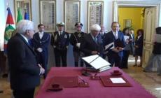 Gianmarco Mazzi ha giurato nelle mani del presidente Mattarella