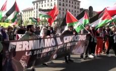 Corteo propal a Milano, nel mirino la condizione dei detenuti palestinesi