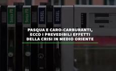 Pasqua e caro-carburanti, gli effetti della crisi in Medio Oriente