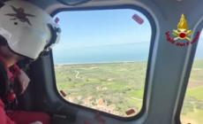 Frana in Molise, le immagini aeree del fronte lungo 4 chilometri