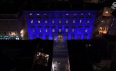 Giornata mondiale del Parkinson, Palazzo Madama s'illumina di blu