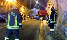 Tir impatta su volta galleria A1, riaperto tratto nel Fiorentino