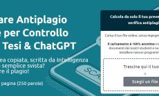 Comunicato Stampa: Intelligenza Artificiale e tesi di laurea: il rischio plagio si evita con la tecnologia.
