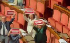 Dl sicurezza, la protesta dell'opposizione: "Con Meloni zero sicurezza"