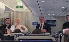 Il Papa: "Non e' mio interesse dibattere con Trump"