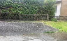 Intensa grandinata  nella zona sud di Parma