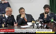Modella rapita e messa all'asta: indagini, Fabbrocini protagonista