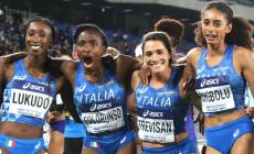 Mondiali 4X400, bronzo delle azzurre  con la Folorunso 