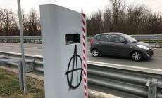 Tangenziale Sud, autovelox imbrattato