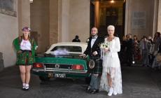 Un matrimonio in stile scozzese con tanto di cornamuse