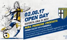 Open  Day femminile il 2 agosto