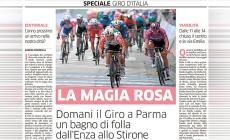 Il Giro d'Italia a Parma: marted&igrave; un inserto sulla Gazzetta 