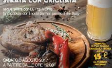 Serata con grigliata in piscina 