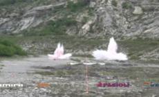 Ponte Genova: test con esplosivo in  una cava privata