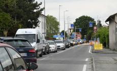 Via Europa e via Paradigna, lunghe code