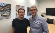 Tim Cook con Andrea Ceccherini  incontrerà gli studenti
