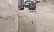 Bomba d'acqua: un 'fiume' d'acqua attraversa Langhirano - VIDEO