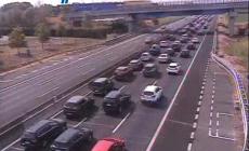 Traffico molto intenso nel sabato da "bollino rosso". 4 km di coda sull'Autocisa