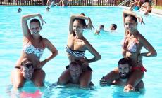 Scurano: in acqua ballando i ritmi «latini»