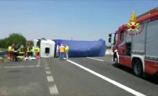 Incidente in A1,  il video dei soccorsi