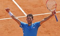 Parigi: Thiem batte Djokovic e va in finale con Nadal