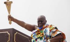 Pacifico e pittoresco insediamento  del presidente del Ghana