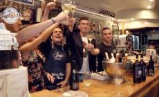 Top Bar: una fettina   di cetriolo per il trionfo del Wine bar da Marco