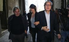 Vittorio Sgarbi visita Palazzo Tarasconi in via Farini 