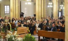 Folla al funerale di Luca Moroni
