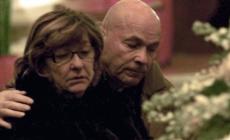 Scarponi, l'ultimo saluto dei genitori di Pantani